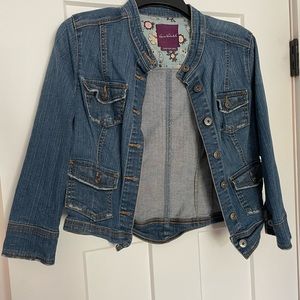 Gloria Vanderbilt Woman’s Denim Jean Jacket - Petite medium